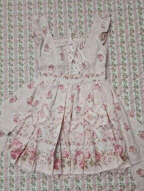 NWT LIZ LISA 🎀 Pink Floral Ruffled Dress